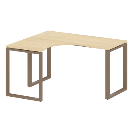 Стол криволинейный левый Metal System Style БО.СА-3 Л 1400x1200x750