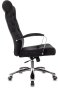 Кресло руководителя T-9928SL Fabric черный Italia Black крестов. металл хром