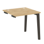 Стол-приставка к опорным элементам на деревянных опорах Onix Wood OW.SPR-0.8 780x800x750