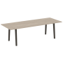 Стол переговорный на деревянных опорах Onix Wood Direct OW.PRG-25 2580x980x750