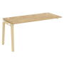 Наборный элемент рабочей станции на деревянных опорах Onix Wood OW.1.NRS-4.7 1580x720x750