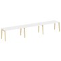 Рабочая станция на деревянных опорах Onix Wood OW.RS-3.4.7 4740x720x750