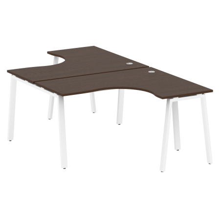 Рабочая станция криволинейная Metal System Style БА.РАС-СА-2.3 1400x2435x750