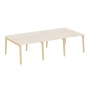 Рабочая станция на деревянных опорах Onix Wood OW.D.RS-6.1.7 2940x1475x750