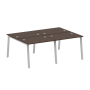 Рабочая станция на 4 рабочих места на А-образном м/к Metal System Style БА.СМ-4.1 2000x1475x750