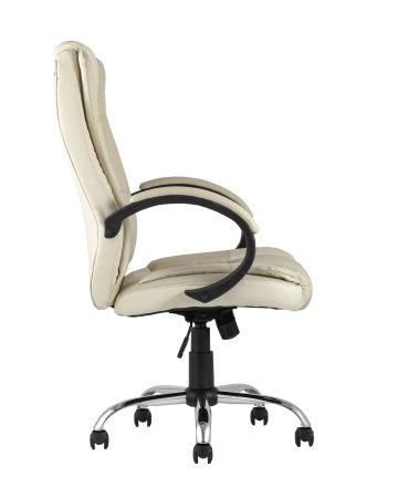 Кресло руководителя TopChairs Atlant бежевое (Компьютерное кресло Atlant бежевый)