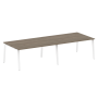 Стол для переговоров (2 столешницы) на А-образном м/к Metal System Style БА.ПРГ-2.4 3200x1235x750