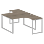 Рабочая станция криволинейная Metal System Style БО.РАС-СА-2.3 1400x2435x750