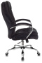 Кресло руководителя T-9950SL Fabric черный Light-20 крестов. металл хром