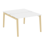 Рабочая станция на деревянных опорах Onix Wood OW.D.RS-2.2.7 1180x1475x750