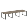Переговорный стол 3 столешницы Metal System Style БО.ПРГ-3.2 3600x1235x750
