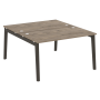 Рабочая станция на деревянных опорах Onix Wood OW.D.RS-2.3.8 1380x1635x750