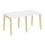 Стол переговорный на деревянных опорах Onix Wood OW.PRG-2.0 1560x980x750
