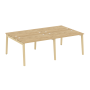 Рабочая станция на деревянных опорах Onix Wood OW.D.RS-4.2.7 2360x1475x750