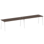 Рабочая станция на 2 рабочих места на А-образном м/к Metal System Style БА.СМ-2.5 3600x720x750