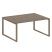 Переговорный стол 1 столешница Metal System Style БО.ПРГ-1.4 1600x1235x750