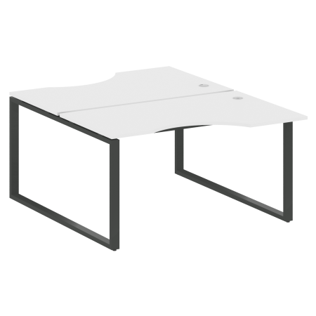 Рабочая станция криволинейная Metal System Style БО.РАС-СА-2.2 1400x1835x750