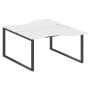 Рабочая станция криволинейная Metal System Style БО.РАС-СА-2.2 1400x1835x750