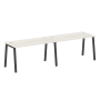 Рабочая станция на 2 рабочих места на А-образном м/к Metal System Style БА.СМ-2.3 2800x720x750