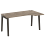 Стол эргономичный правый на деревянных опорах Onix Wood OW.SA-1R 1580x980x750