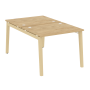 Рабочая станция на деревянных опорах Onix Wood OW.D.RS-2.1.8 980x1635x750