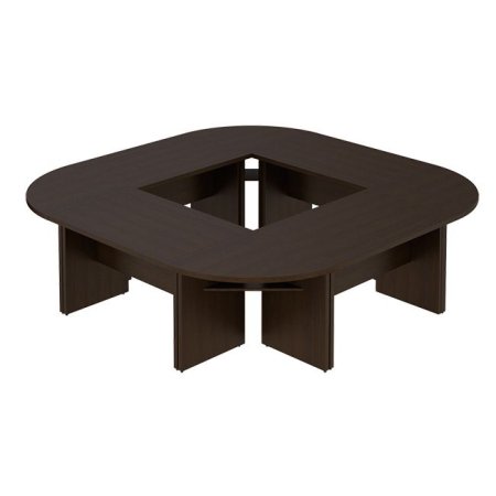Стол переговорный составной Борн B 305-002 2800x2800x750 (Венге)