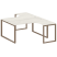 Рабочая станция криволинейная Metal System Style БО.РАС-СА-2.4 1600x2435x750