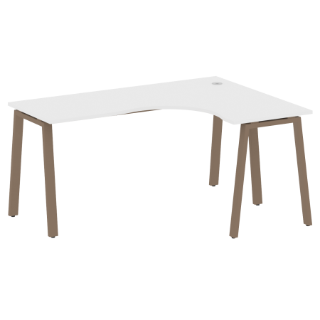Стол криволинейный правый Metal System Style БА.СА-4 Пр 1600x1200x750