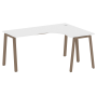 Стол криволинейный правый Metal System Style БА.СА-4 Пр 1600x1200x750