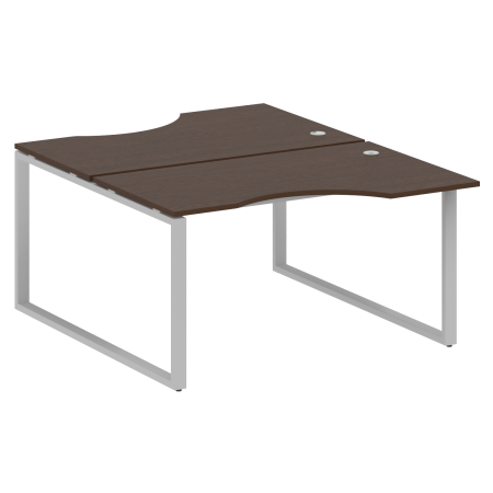 Рабочая станция криволинейная Metal System Style БО.РАС-СА-2.2 1400x1835x750