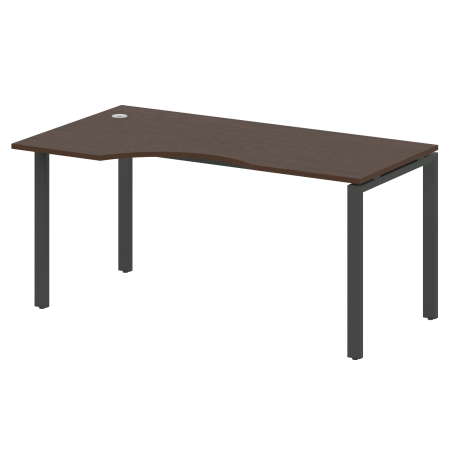 Стол криволинейный левый Metal System Style БП.СА-1 Л 1600x900x750