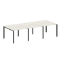 Переговорный стол 3 столешницы Metal System Style БП.ПРГ-3.1 3000x1235x750