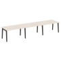 Стол переговорный на деревянных опорах Onix Wood OW.PRG-3.3 4140x980x750