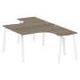 Рабочая станция криволинейная Metal System Style БА.РАС-СА-2.3 1400x2435x750