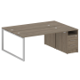 Рабочая станция Metal System Style БО.РС-СТП-2.4 2012x1475x750
