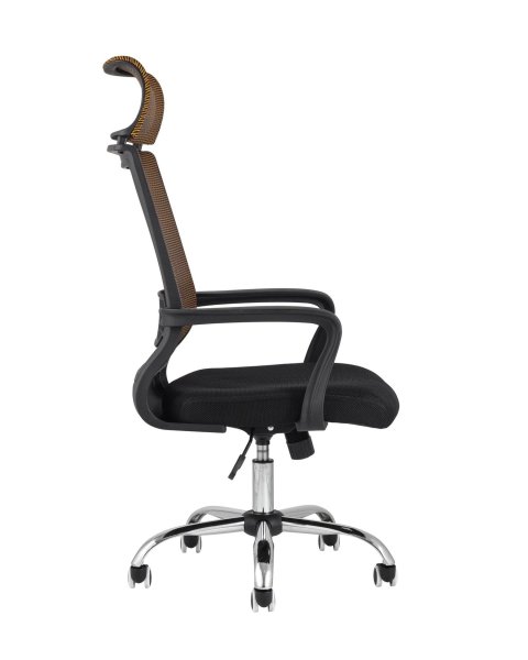 Кресло офисное TopChairs Style оранжевое (Компьютерное кресло Style оранжевый)