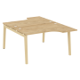 Рабочая станция на деревянных опорах Onix Wood OW.D.SA-2 1380x1995x750