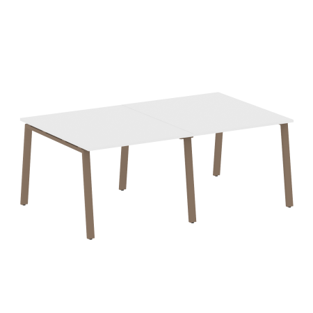 Стол для переговоров (2 столешницы) на А-образном м/к Metal System Style БА.ПРГ-2.1 2000x1235x750