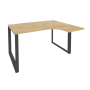 Стол эргономичный правый на О-образном м/к Onix O.MO-SA-3R 1380x1180x750