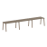 Рабочая станция на 3 рабочих места на А-образном м/к Metal System Style БА.СМ-3.3 4200x720x750