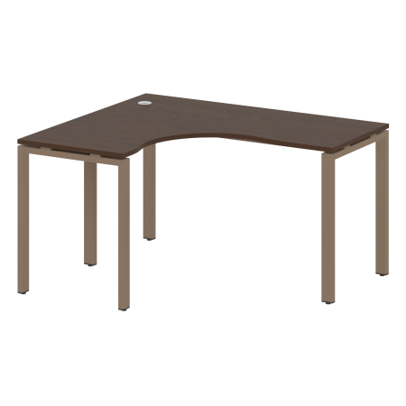 Стол криволинейный левый Metal System Style БП.СА-3 Л 1400x1200x750