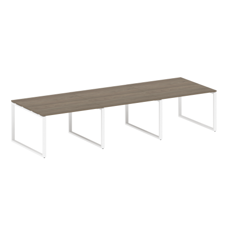 Переговорный стол 3 столешницы Metal System Style БО.ПРГ-3.2 3600x1235x750
