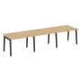 Стол переговорный на деревянных опорах Onix Wood OW.PRG-3.2 3540x980x750