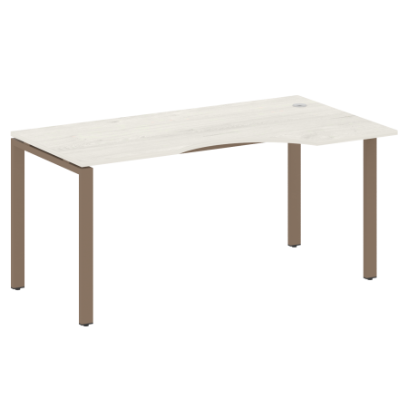 Стол криволинейный правый Metal System Style БП.СА-1 Пр 1600x900x750