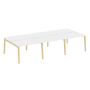 Рабочая станция на деревянных опорах Onix Wood OW.D.RS-6.2.8 3540x1635x750