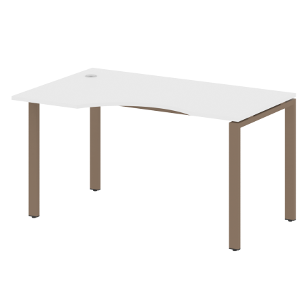 Стол криволинейный левый Metal System Style БП.СА-2 Л 1400x900x750