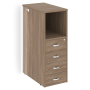 Тумба с подсветкой 4 ящика проходная, средняя Onix O.R-TV-4.S 436x767x1185