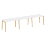 Рабочая станция на деревянных опорах Onix Wood OW.RS-3.2.7 3540x720x750