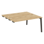 Стол-приставка двойной на деревянных опорах Onix Wood OW.D.SPR-4.7 1580x1475x750