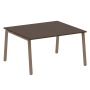 Стол для переговоров (1 столешница) на А-образном м/к Metal System Style БА.ПРГ-1.3 1400x1235x750